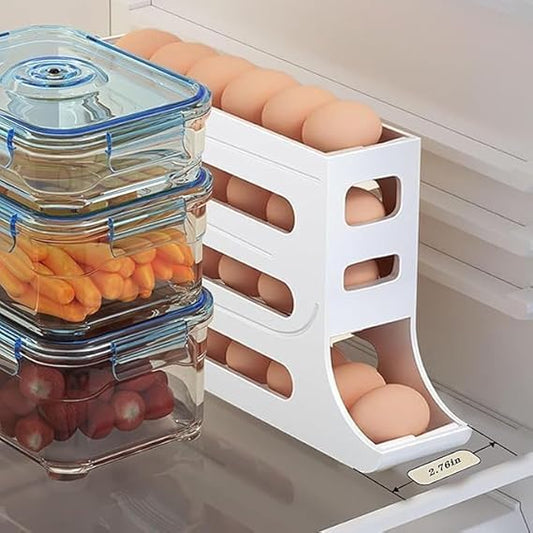 Egg holder with Automatic Rolling