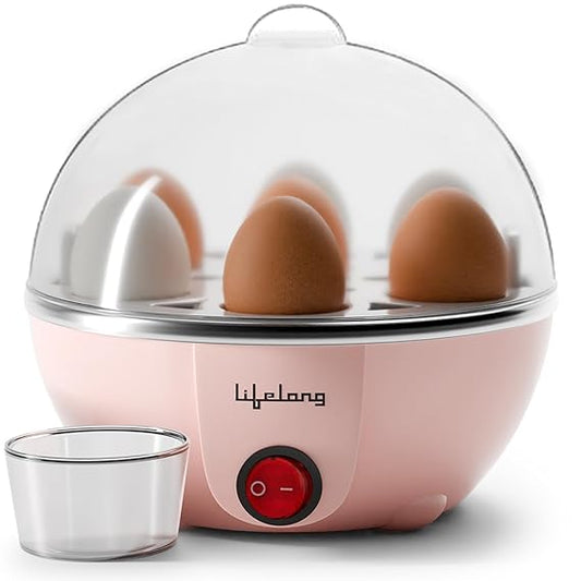 Egg Boiler for 7 Eggs Over Heat Protection