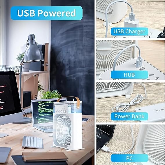 Mini Air cooler fan with USB