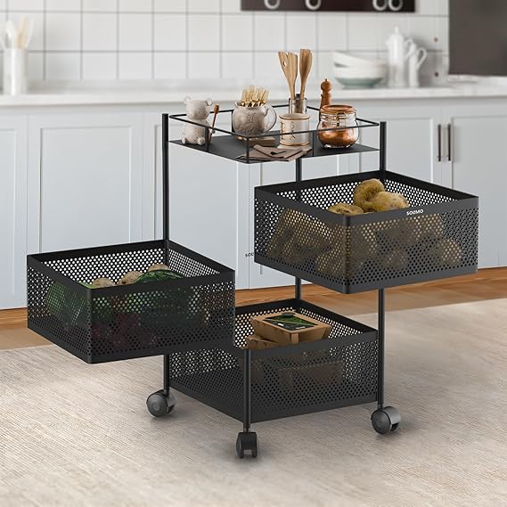 Storage Kitchen Rack Trolley